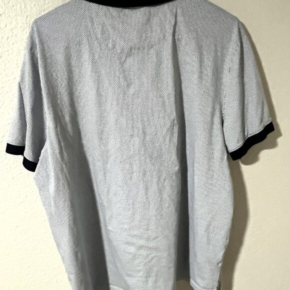 Michael Kors POLO SHIRT Medium Gray with Black Trim Men's Size XL - Picture 4 of 7
